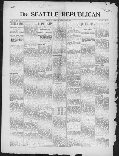 Seattle Republican, May 24, 1901