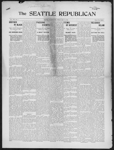 Seattle Republican, May 31, 1901