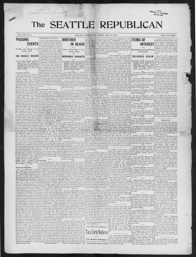 Seattle Republican, Jul 19, 1901