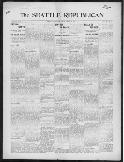 Seattle Republican, Aug 23, 1901