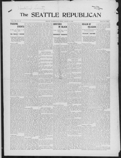 Seattle Republican, Aug 30, 1901