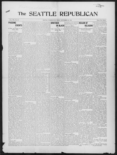 Seattle Republican, Sep 27, 1901