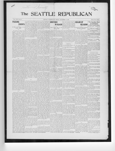 Seattle Republican, Nov 15, 1901