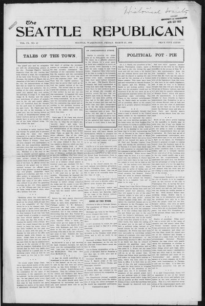 Seattle Republican, Mar 27, 1903