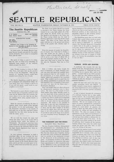 Seattle Republican, Oct 20, 1905