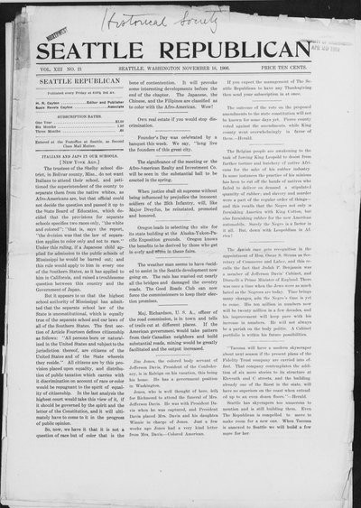 Seattle Republican, Nov 16, 1906