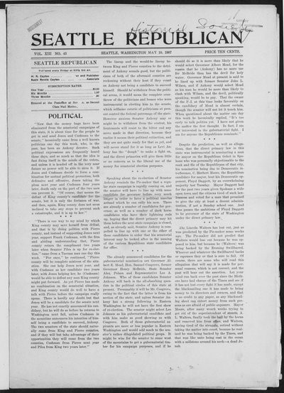 Seattle Republican, May 10, 1907