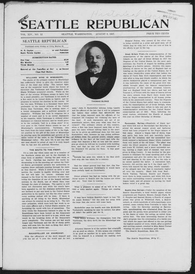 Seattle Republican, Aug 9, 1907