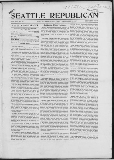 Seattle Republican, Sep 13, 1907