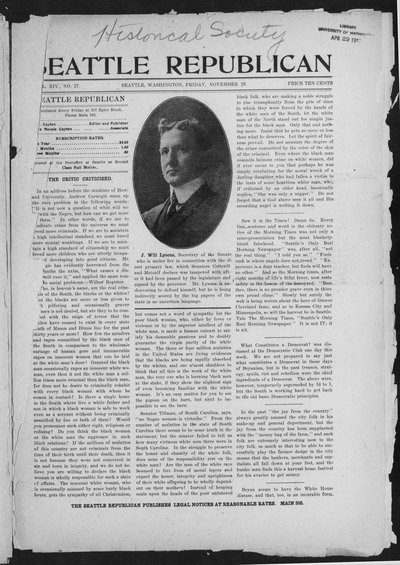 Seattle Republican, Nov 29, 1907