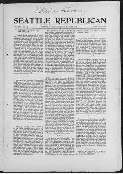 Seattle Republican, Mar 13, 1908