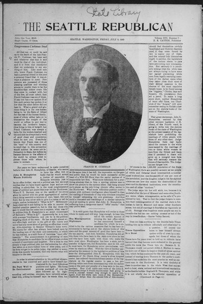 Seattle Republican, Jul 9, 1909
