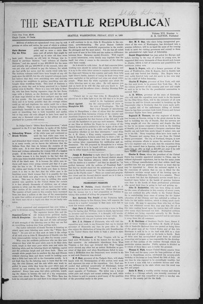 Seattle Republican, Jul 30, 1909