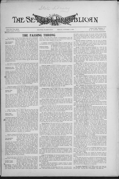 Seattle Republican, Oct 8, 1909