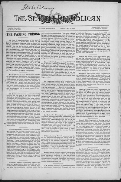 Seattle Republican, Oct 22, 1909