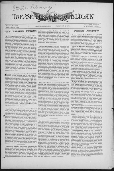 Seattle Republican, Oct 29, 1909