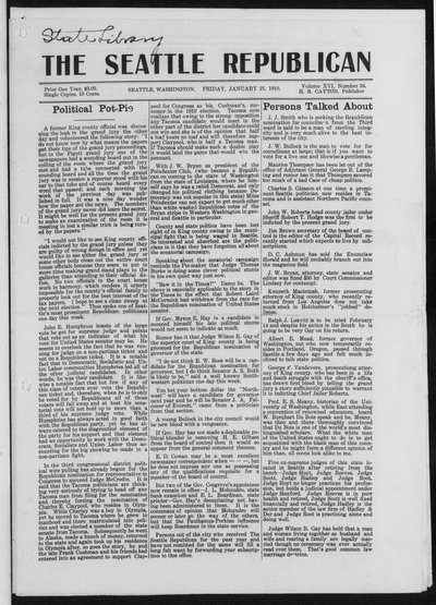 Seattle Republican, Jan 21, 1910