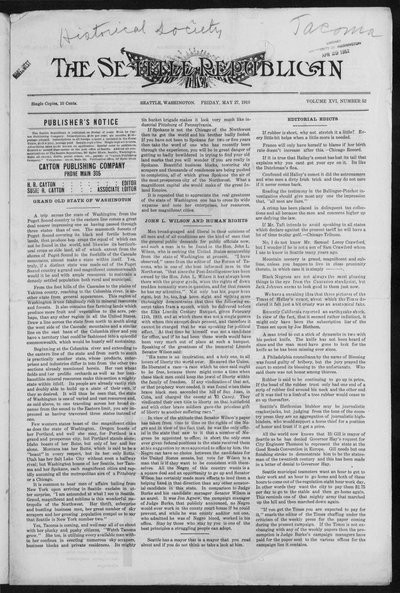 Seattle Republican, May 27, 1910