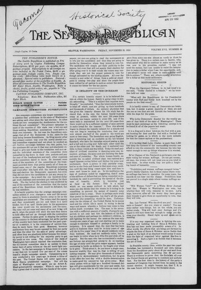 Seattle Republican, Nov 25, 1910