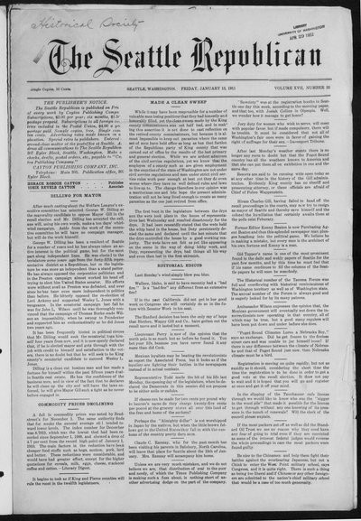 Seattle Republican, Jan 13, 1911