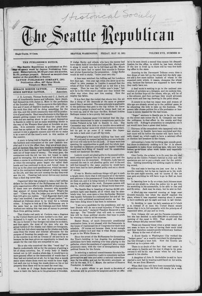 Seattle Republican, May 12, 1911