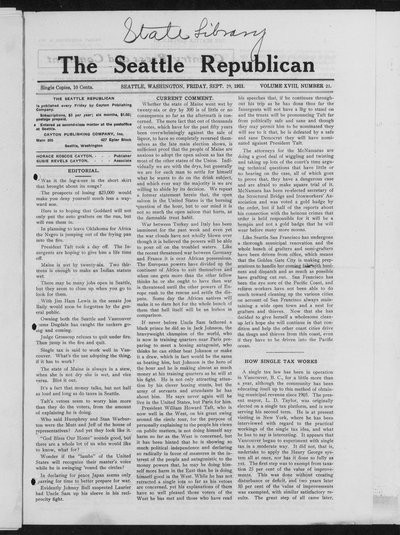 Seattle Republican, Sep 29, 1911