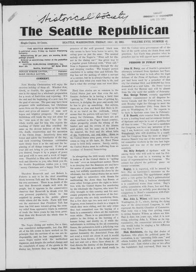 Seattle Republican, Dec 22, 1911