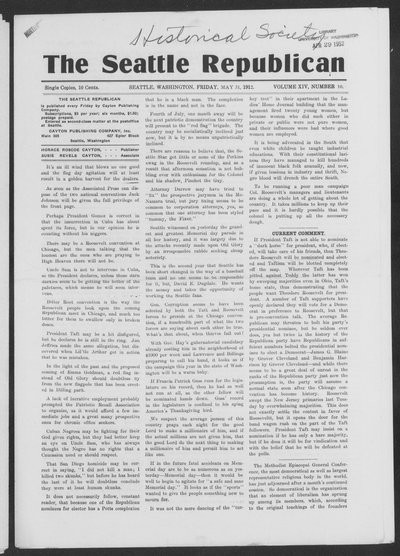 Seattle Republican, May 31, 1912