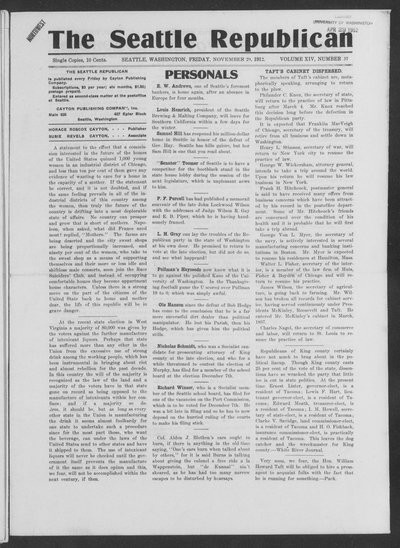 Seattle Republican, Nov 29, 1912