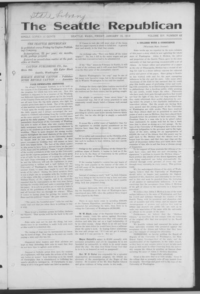 Seattle Republican, Jan 10, 1913