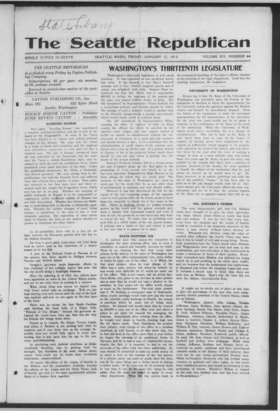 Seattle Republican, Jan 17, 1913