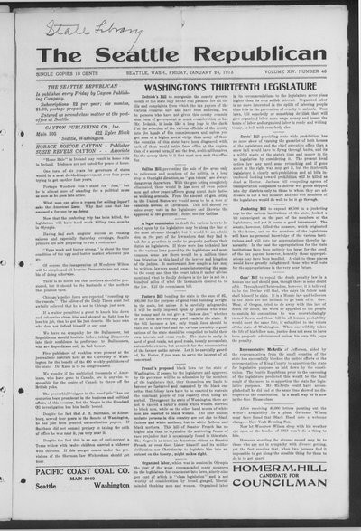 Seattle Republican, Jan 24, 1913