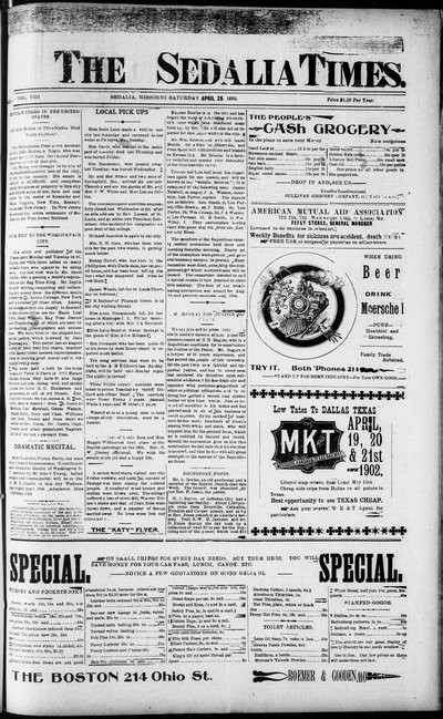 Sedalia Times, Apr 26, 1902