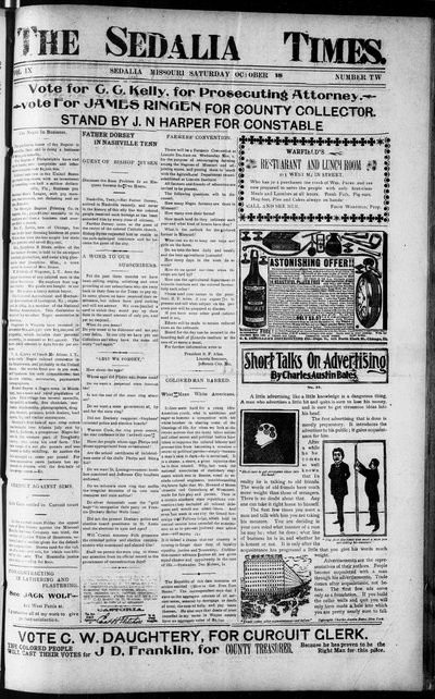 Sedalia Times, Oct 18, 1902