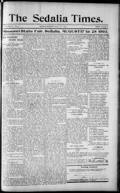 Sedalia Times, Jul 18, 1903