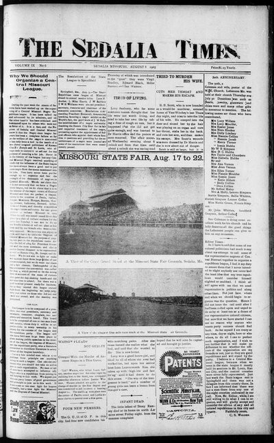 Sedalia Times, Aug 8, 1903