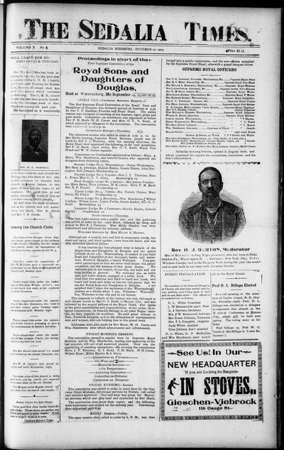 Sedalia Times, Oct 10, 1903