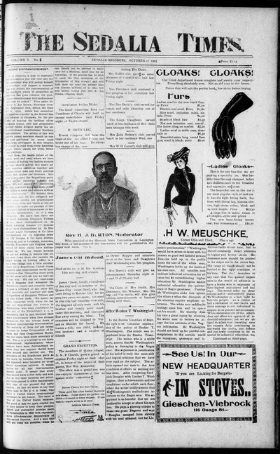 Sedalia Times, Oct 17, 1903
