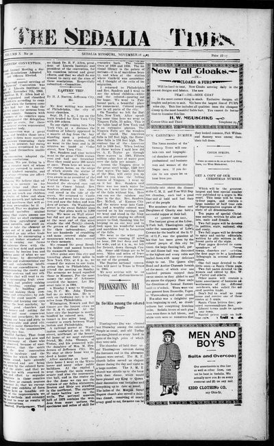 Sedalia Times, Nov 28, 1903