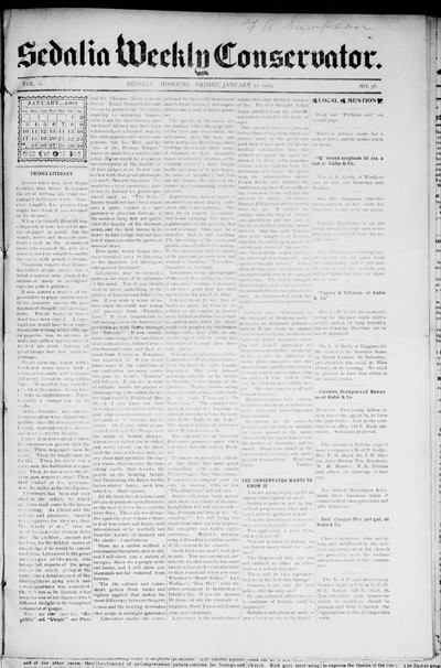 Sedalia Weekly Conservator, Jan 22, 1904