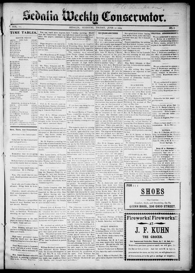Sedalia Weekly Conservator, Jun 10, 1904
