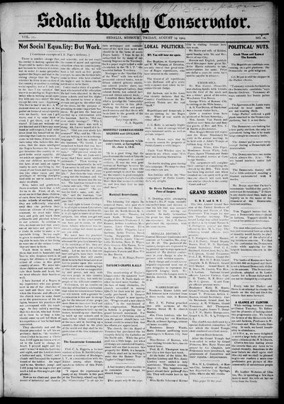 Sedalia Weekly Conservator, Aug 19, 1904