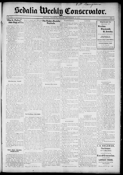 Sedalia Weekly Conservator, Sep 16, 1904