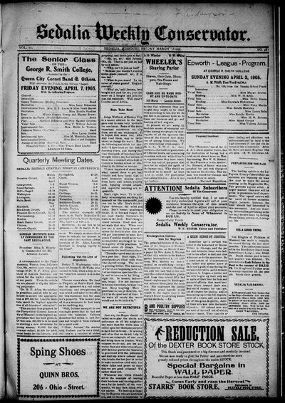 Sedalia Weekly Conservator, Mar 31, 1905