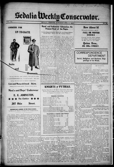 Sedalia Weekly Conservator, Nov 11, 1905