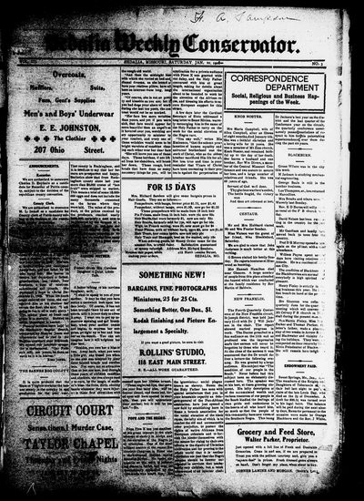 Sedalia Weekly Conservator, Jan 20, 1906