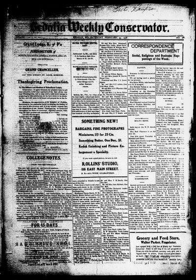 Sedalia Weekly Conservator, Feb 24, 1906