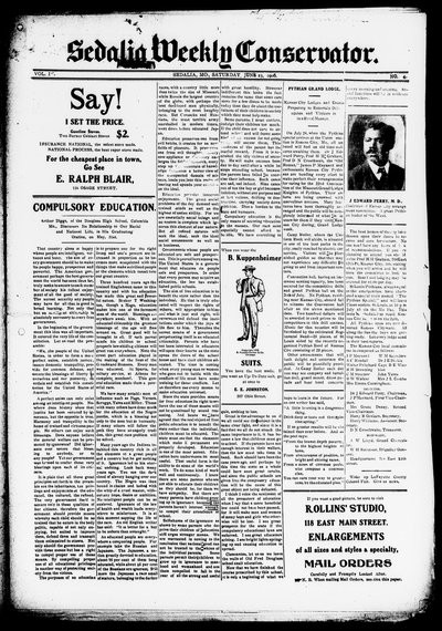 Sedalia Weekly Conservator, Jun 23, 1906