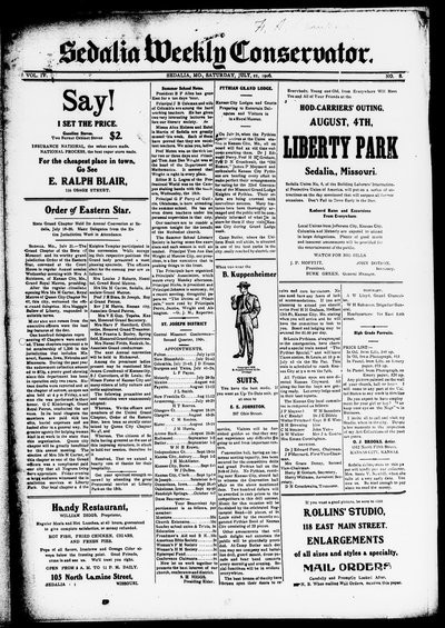 Sedalia Weekly Conservator, Jul 21, 1906