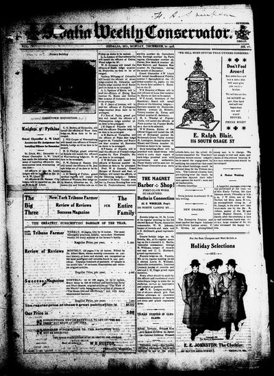 Sedalia Weekly Conservator, Dec 10, 1906